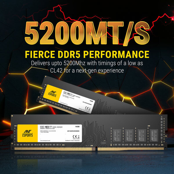 Ant Esports 690 Neo FP 16GB 5200MHz CL42 DDR5 RAM